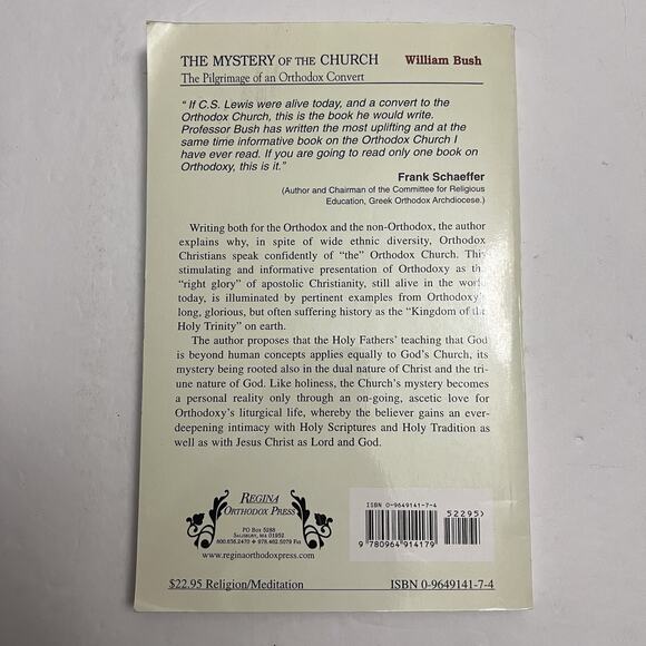 Vintage 1999 The Mystery of the Church By William Bush Paperback Book - Picture 6 of 7